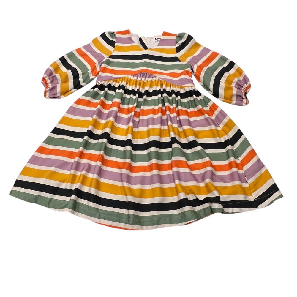 Molo Girls 'Chrissy' Nebular Stripe Dress, 8/10